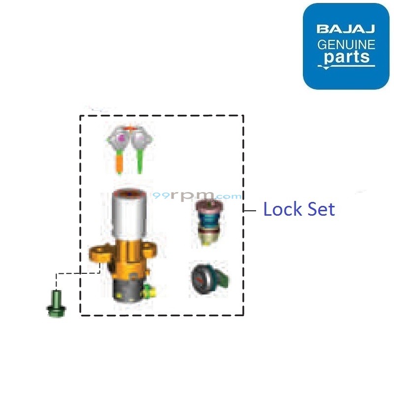 mihoty ページ Bajaj V15: Ignition Key & Lock Set