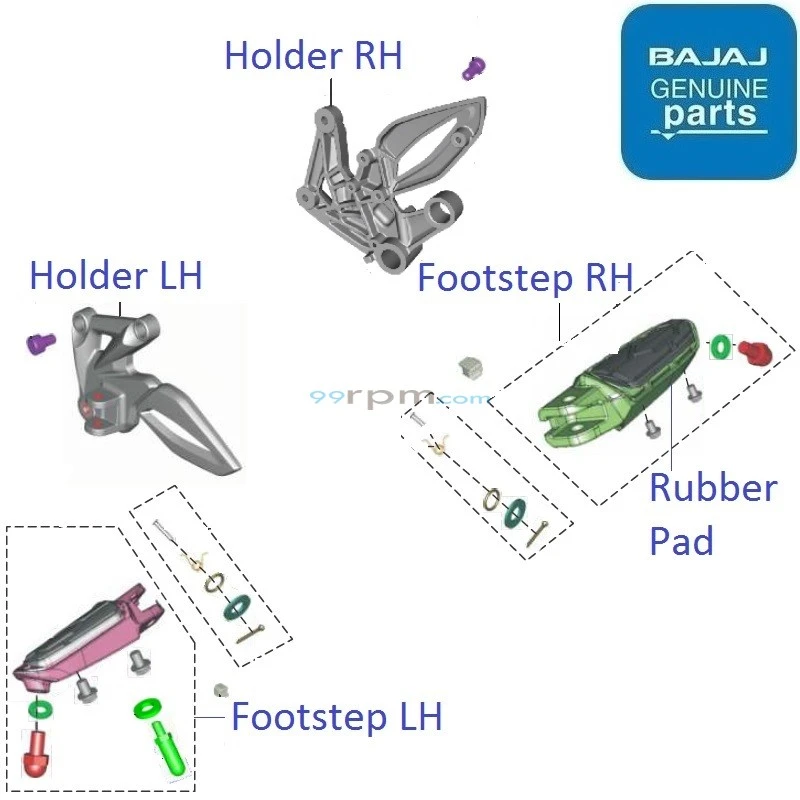 Rs 200 Holder Bajaj Pulsar Motorcycle Accessories For Bajaj Pulsar