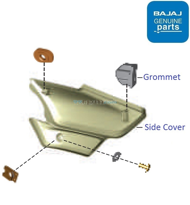 Bajaj V12: Side Cover| RH Bajaj V12: Side Cover| RH